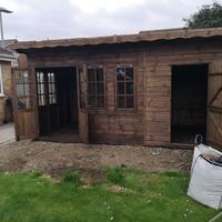 Combi summerhouse and shed 1