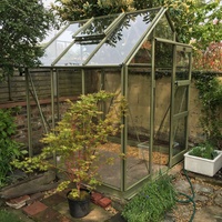 High eave olive 6 x 6 concrete base 13
